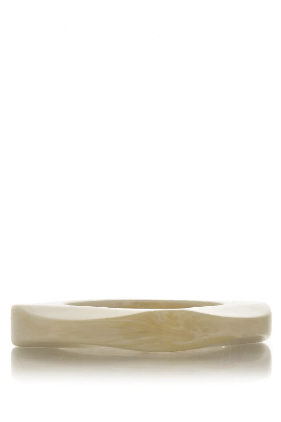 KENNETH JAY LANE WHITE AGATE Round Bangle