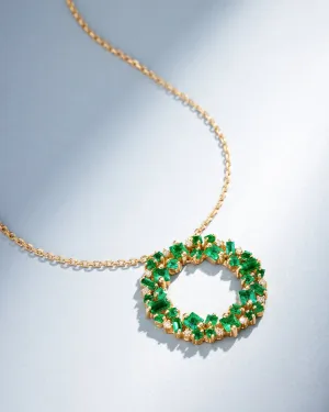 La Fantaisie Eclipse Emerald Pendant