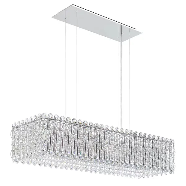 Light Luxury Crystal Beads Drum Collection Flush Mounted/Rectangle/Round Chandelier