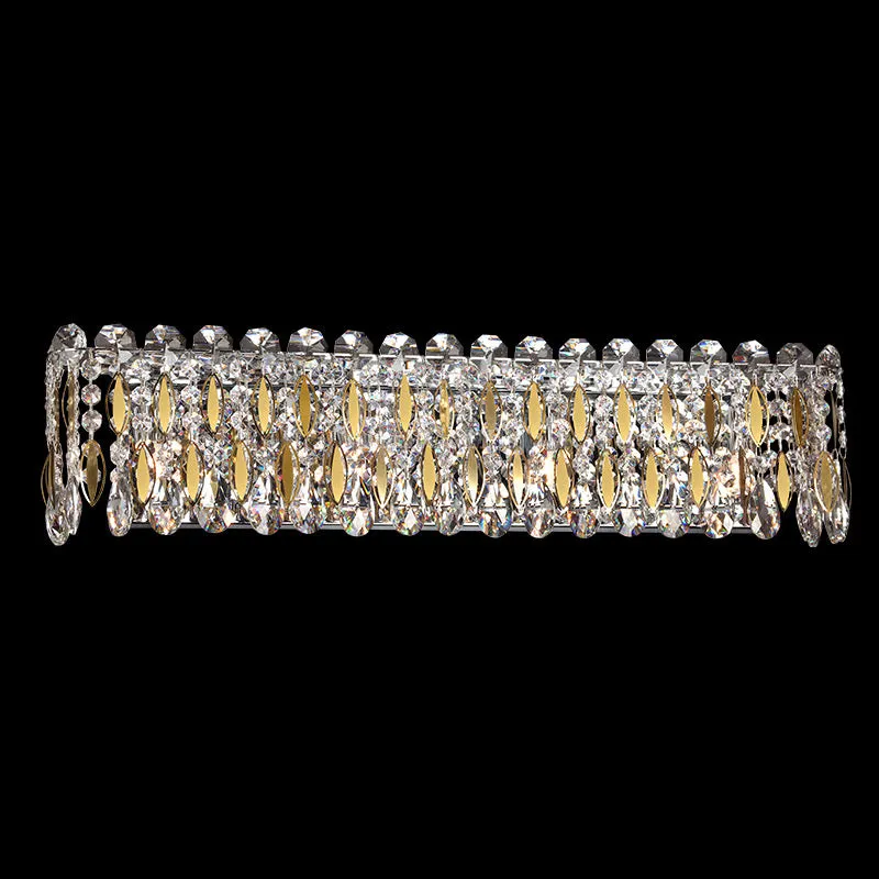 Light Luxury Crystal Beads Drum Collection Flush Mounted/Rectangle/Round Chandelier