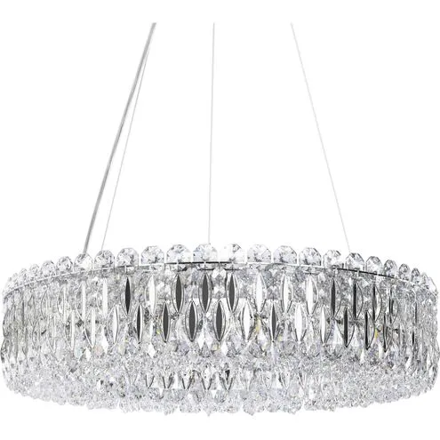 Light Luxury Crystal Beads Drum Collection Flush Mounted/Rectangle/Round Chandelier