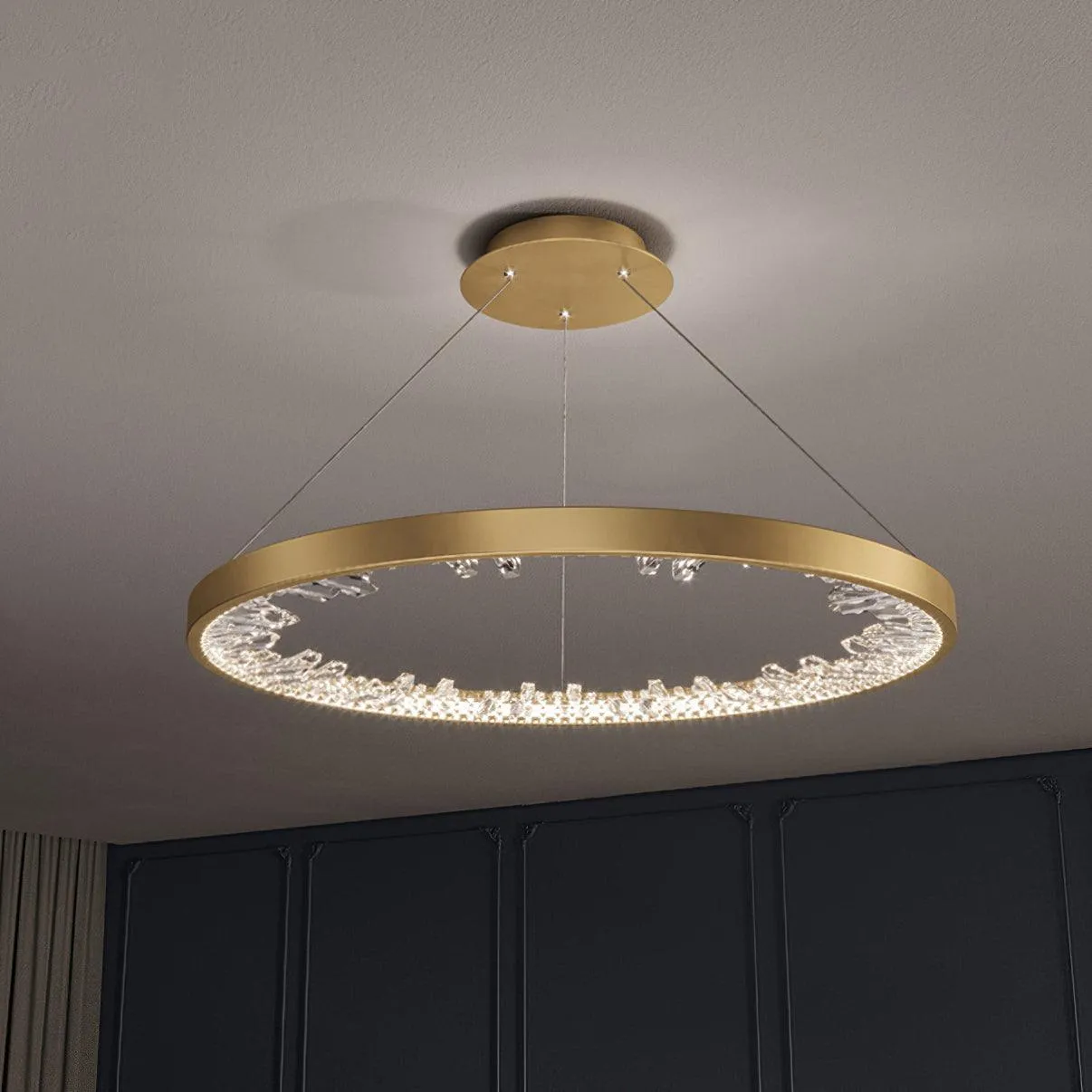 Luxury Circle Crystal Chandelier