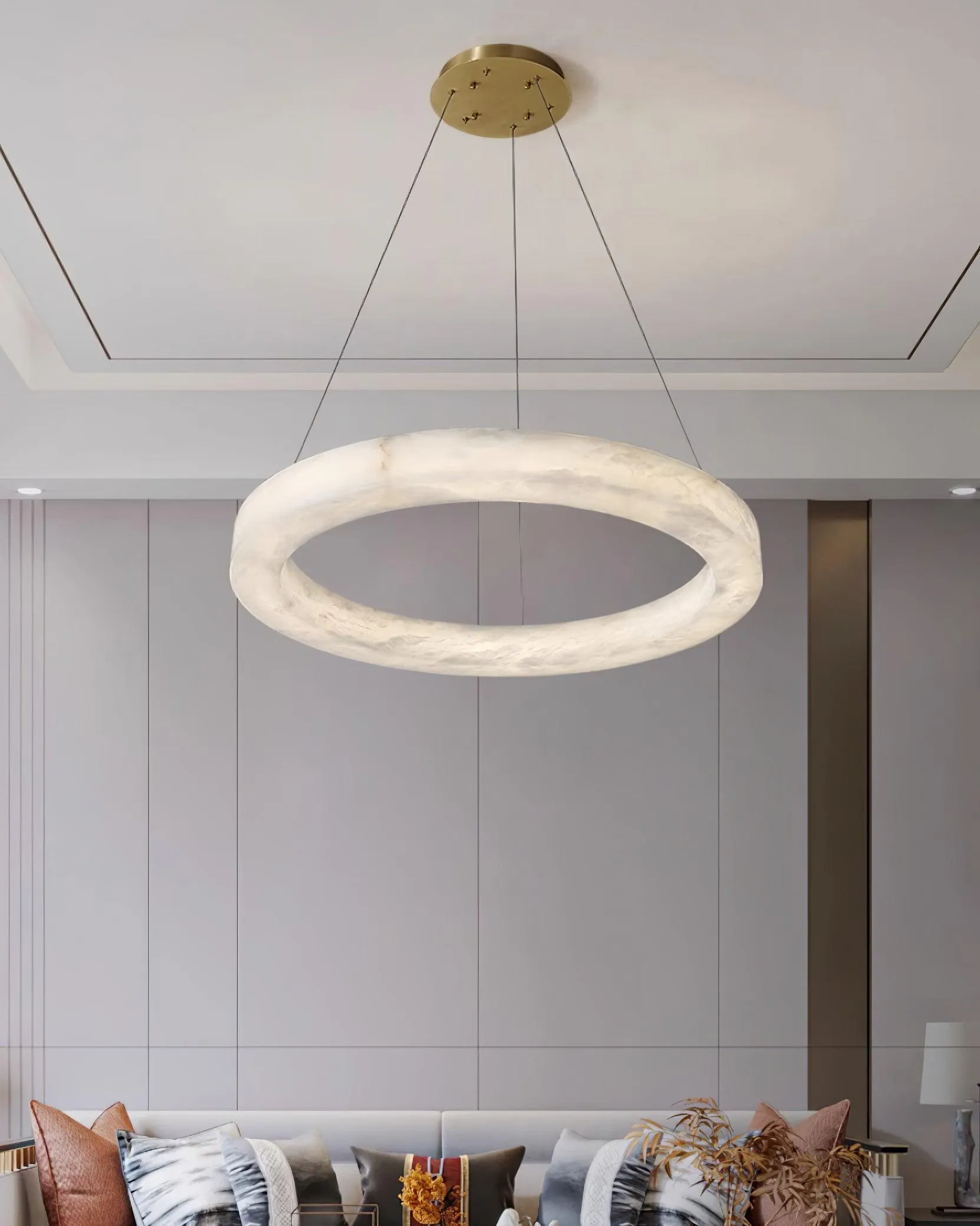 Marika Alabaster Chandelier