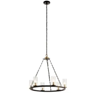 Mathias 25 In. 6 Lights Chandelier Bronze Finish