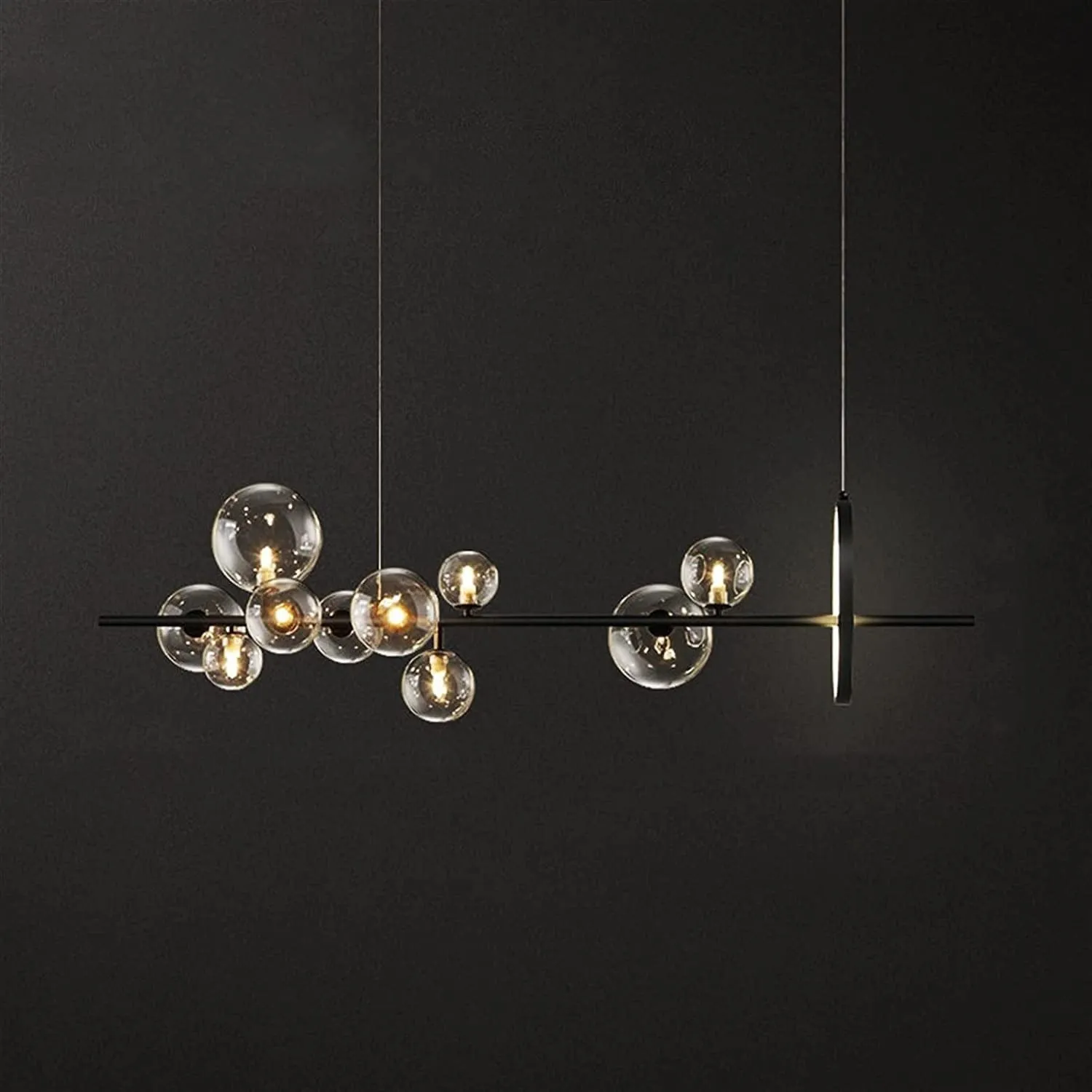 Modern Bubble Glass Chandelier