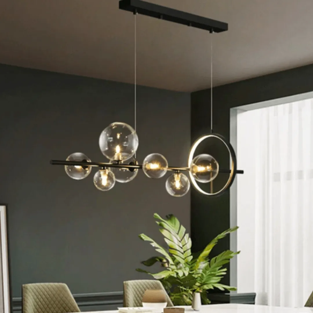 Modern Bubble Glass Chandelier