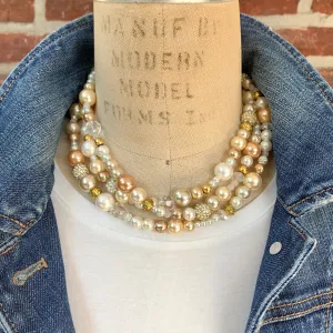 Multi Strand Pearl Necklace