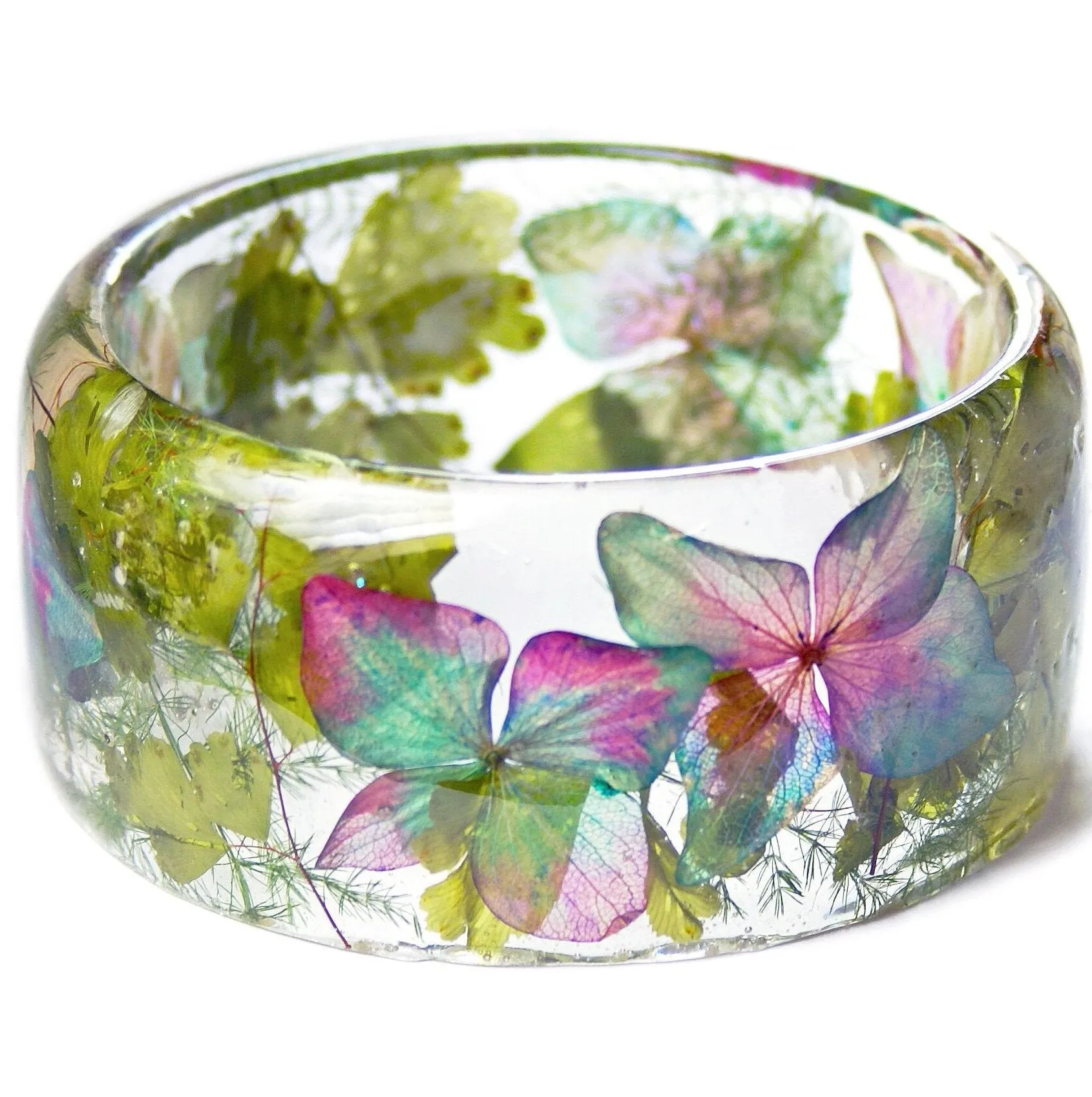 Mystical Flowers Resin Bracelet