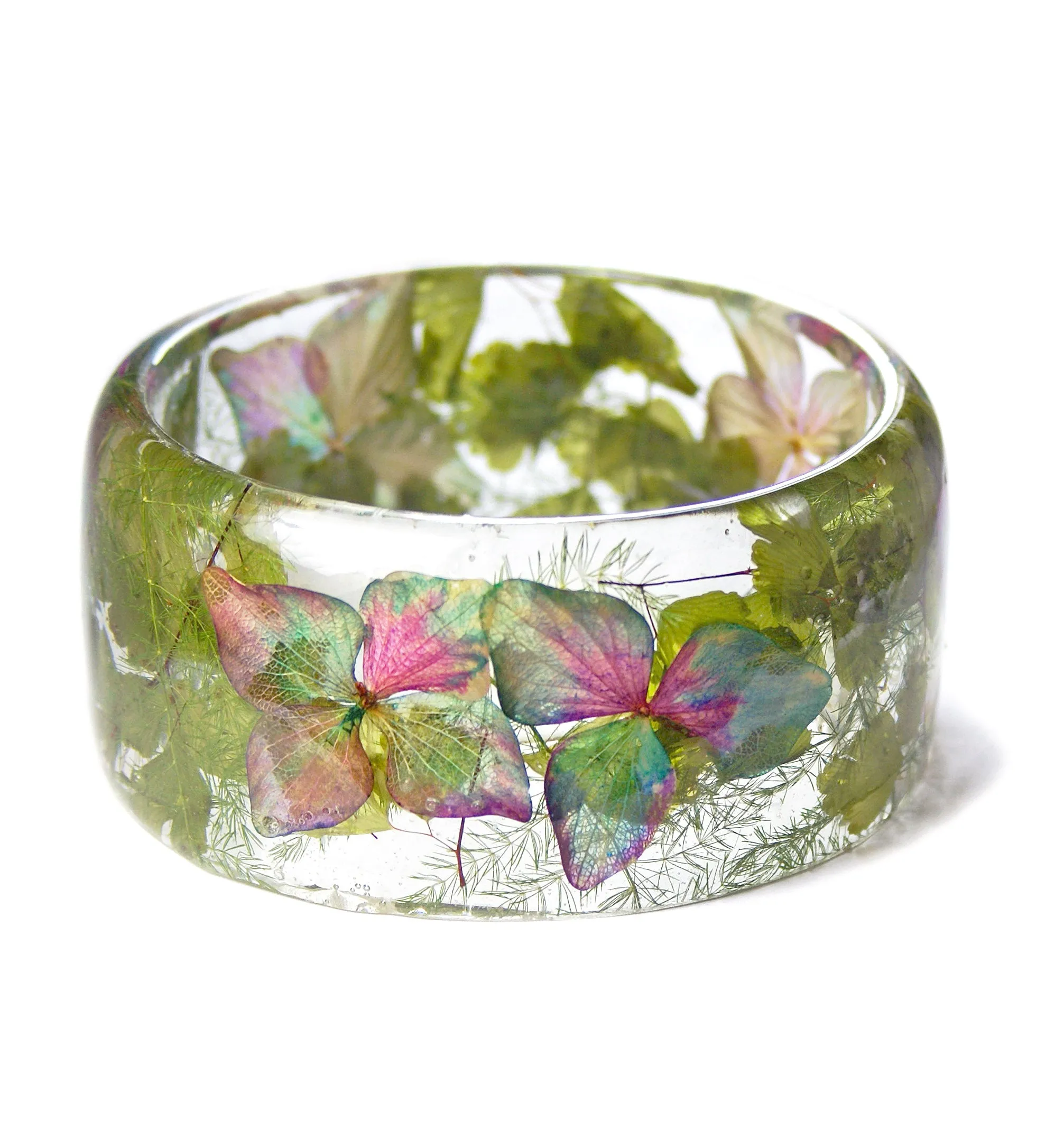 Mystical Flowers Resin Bracelet