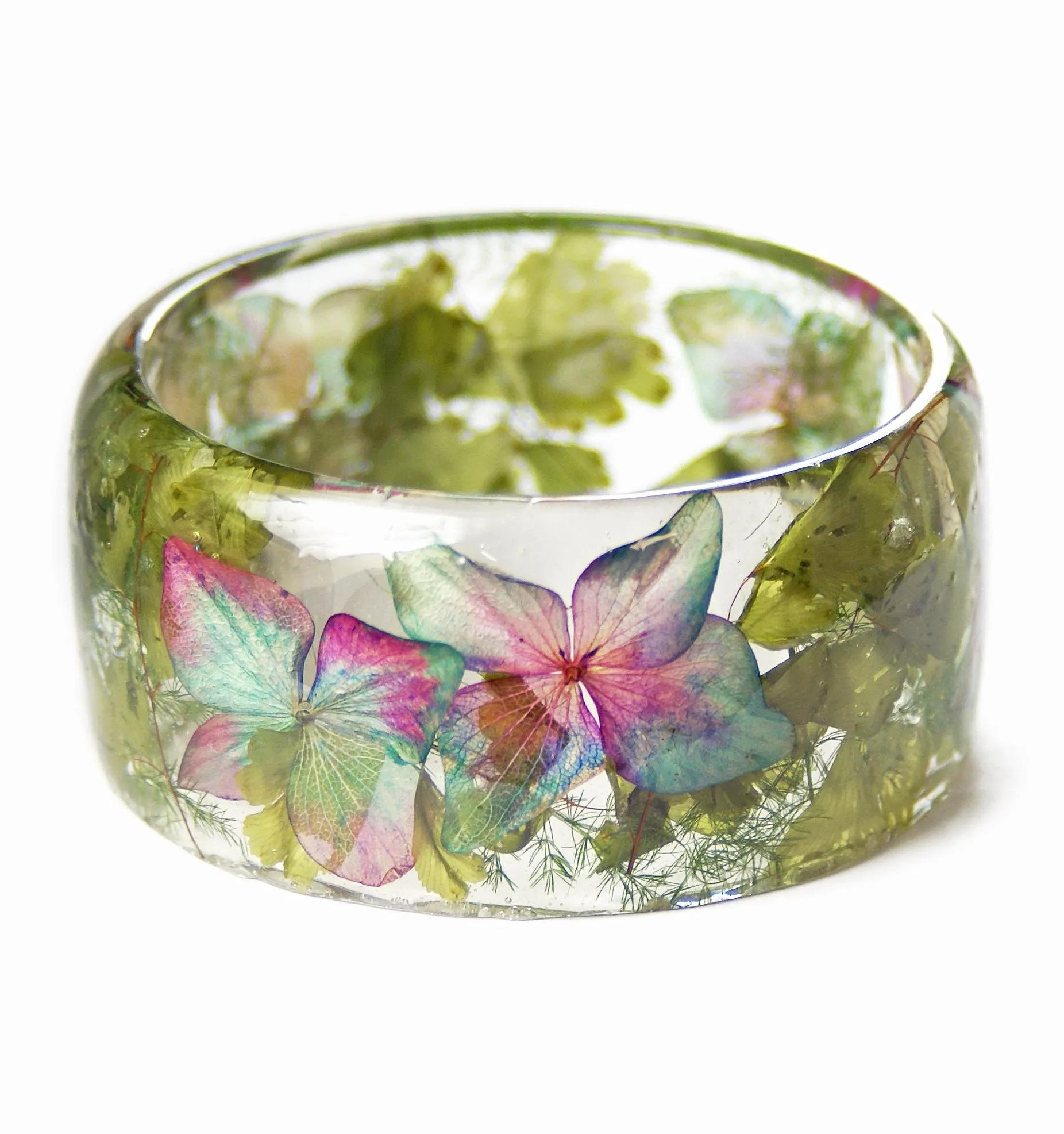 Mystical Flowers Resin Bracelet