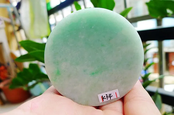 Natural Jade Rough Jadeite Raw (125g,5.6X1.52cm)