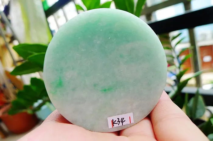 Natural Jade Rough Jadeite Raw (125g,5.6X1.52cm)