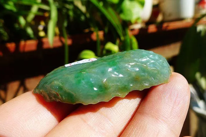 Natural Jade Rough Jadeite Raw (20g,5.1X2.3X0.9cm)