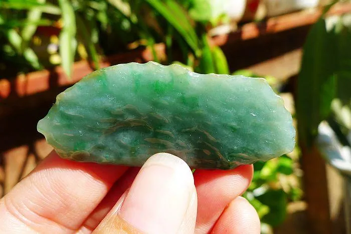 Natural Jade Rough Jadeite Raw (20g,5.1X2.3X0.9cm)