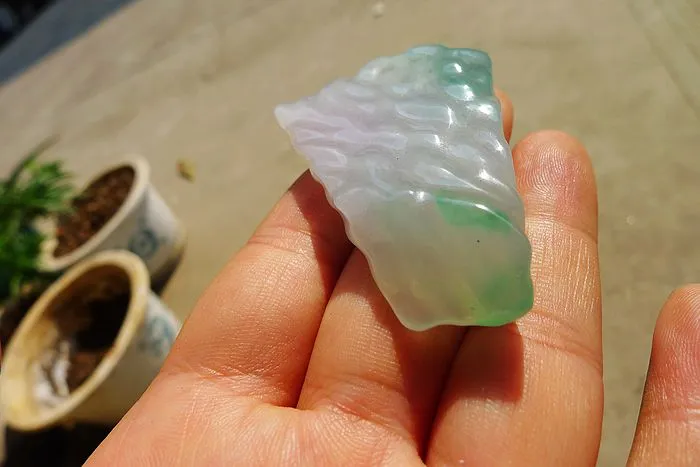 Natural Jade Rough Jadeite Raw (32g,5.4X3.6X0.85cm)