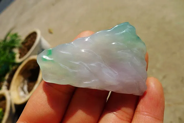 Natural Jade Rough Jadeite Raw (32g,5.4X3.6X0.85cm)