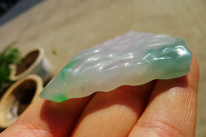 Natural Jade Rough Jadeite Raw (32g,5.4X3.6X0.85cm)