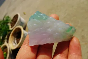 Natural Jade Rough Jadeite Raw (32g,5.4X3.6X0.85cm)