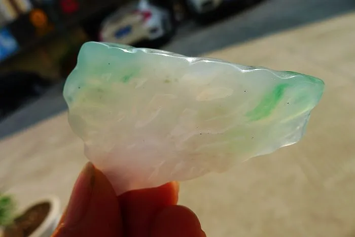 Natural Jade Rough Jadeite Raw (32g,5.4X3.6X0.85cm)