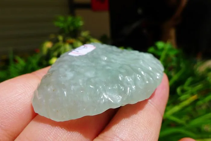 Natural Jade Rough Jadeite Raw (37g,5.4X4X0.9cm)