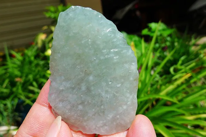 Natural Jade Rough Jadeite Raw (37g,5.4X4X0.9cm)