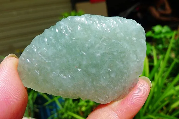 Natural Jade Rough Jadeite Raw (37g,5.4X4X0.9cm)