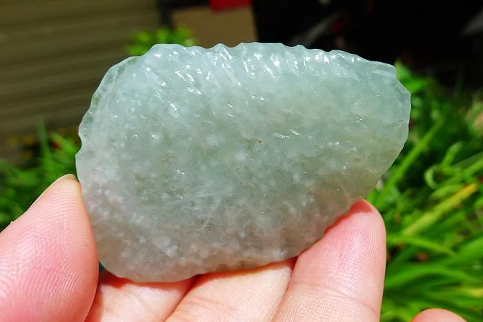 Natural Jade Rough Jadeite Raw (37g,5.4X4X0.9cm)