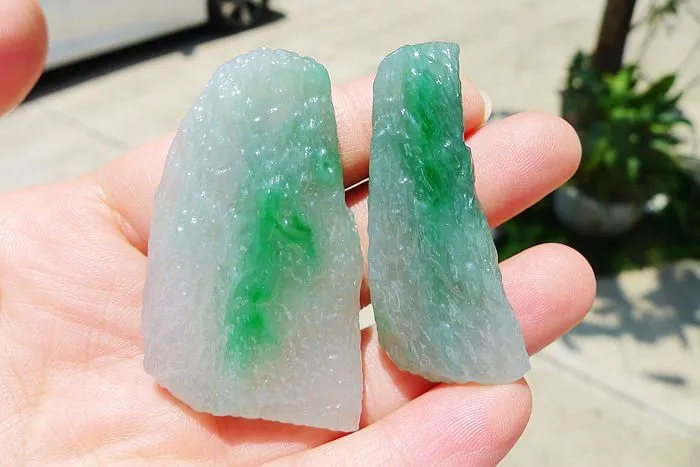 Natural Jade Rough Jadeite Raw 42g