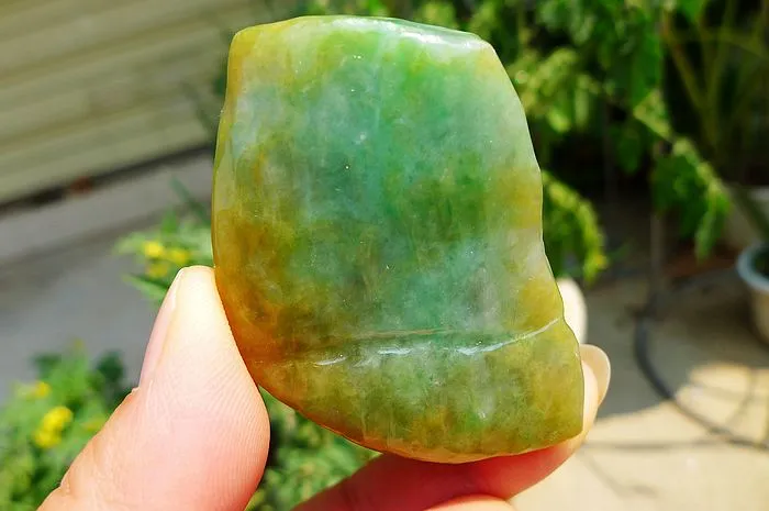 Natural Jade Rough Jadeite Raw (50g,5X3.9X1.3cm)