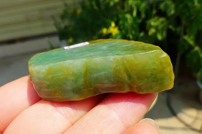 Natural Jade Rough Jadeite Raw (50g,5X3.9X1.3cm)