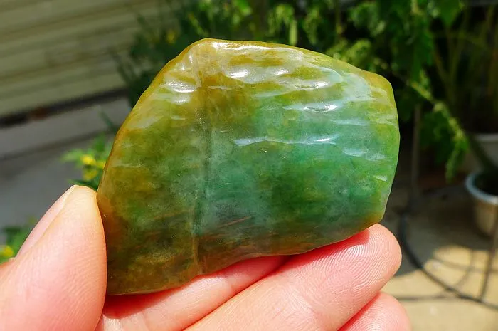 Natural Jade Rough Jadeite Raw (50g,5X3.9X1.3cm)