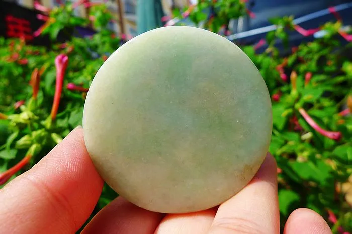 Natural Jade Rough Jadeite Raw (96g,5.2X1.4cm)