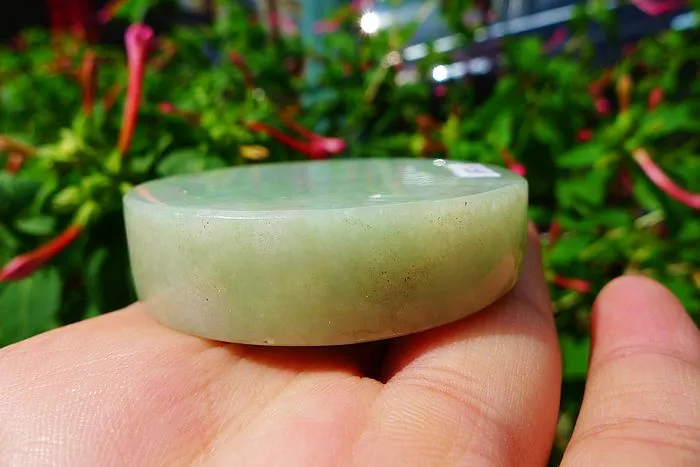 Natural Jade Rough Jadeite Raw (96g,5.2X1.4cm)