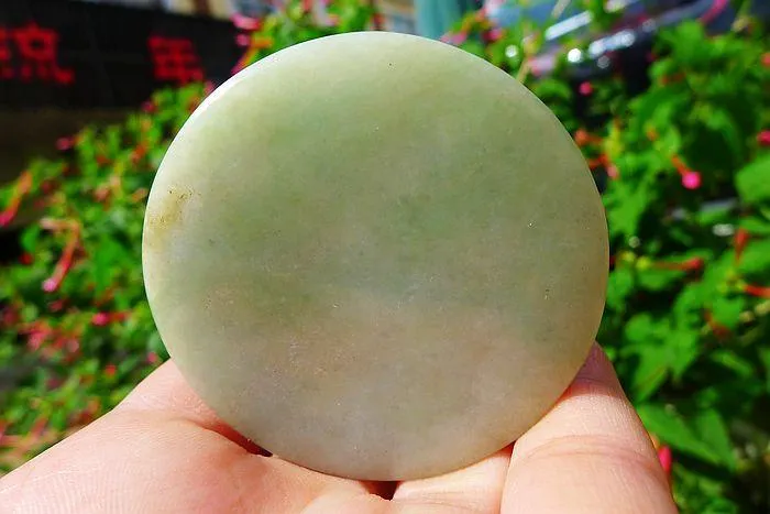 Natural Jade Rough Jadeite Raw (96g,5.2X1.4cm)