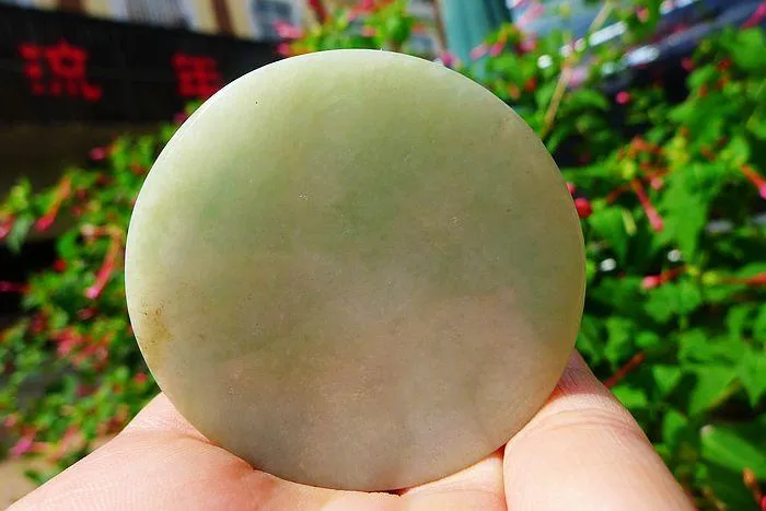 Natural Jade Rough Jadeite Raw (96g,5.2X1.4cm)