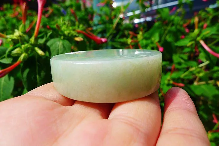 Natural Jade Rough Jadeite Raw (96g,5.2X1.4cm)