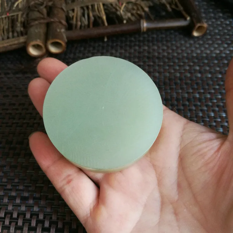 Natural Kunlun Jade Rough Nephrite Raw (110g,5.5X1.5cm)