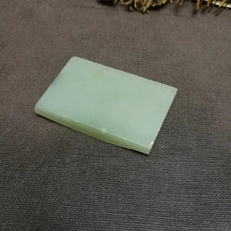 Natural Kunlun Jade Rough Nephrite Raw (111g,7.4X5X1cm)