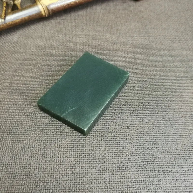 Natural Kunlun Jade Rough Nephrite Raw (27g,4.3X3X0.7cm)