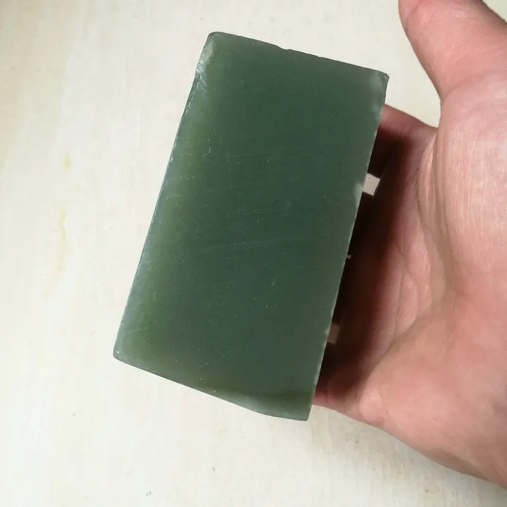 Natural Kunlun Jade Rough Nephrite Raw (437g, 8.5X4.5X4cm)