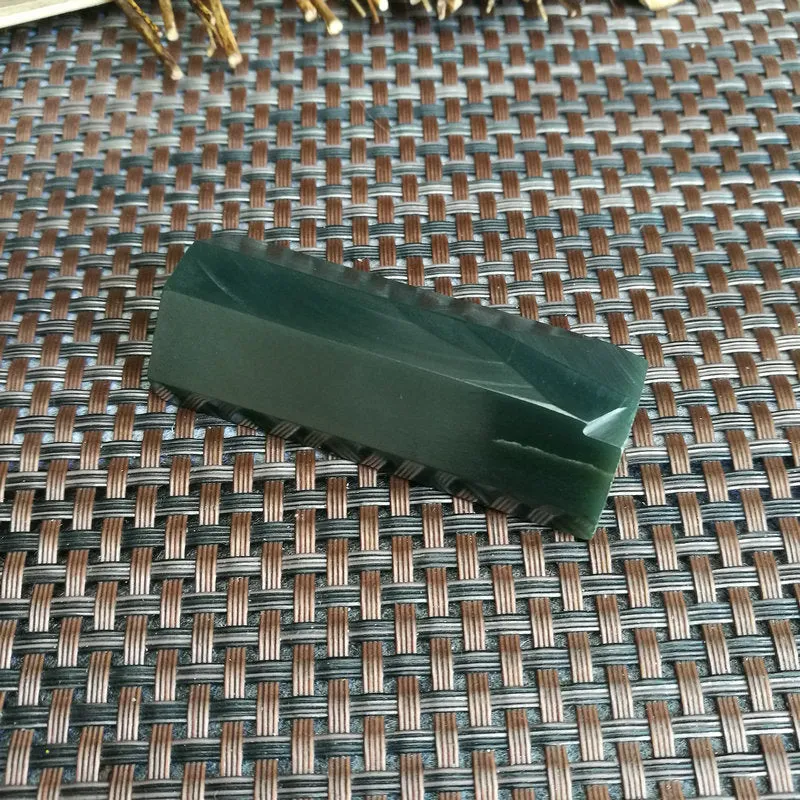 Natural Kunlun Jade Rough Nephrite Raw (58g,6X2.6X1.5cm)