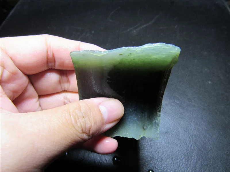 Natural Kunlun Jade Rough Nephrite Raw (60.31g, 44X43X47mm)