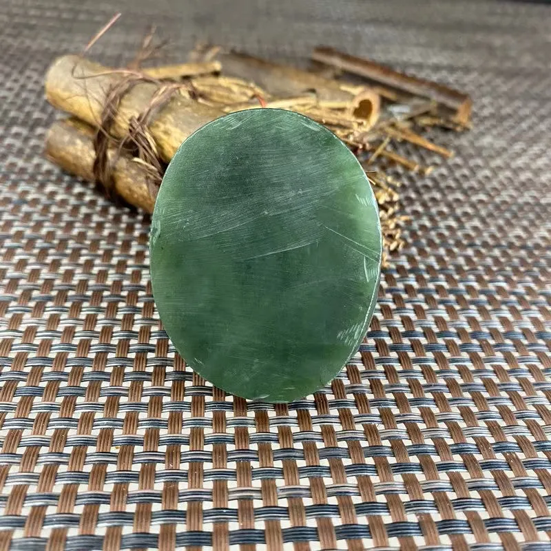 Natural Kunlun Jade Rough Nephrite Raw (66g,5.4X4.3X1.2cm)