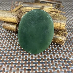 Natural Kunlun Jade Rough Nephrite Raw (66g,5.4X4.3X1.2cm)