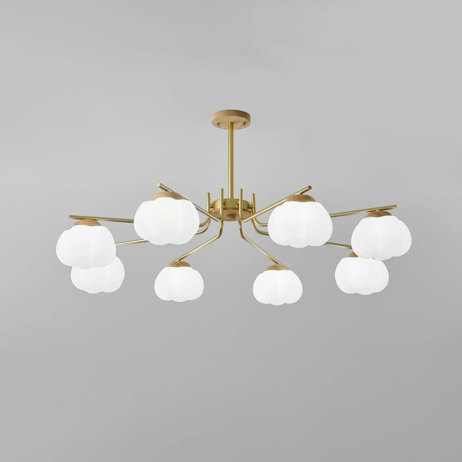 Plastic Cotton Balls Chandelier