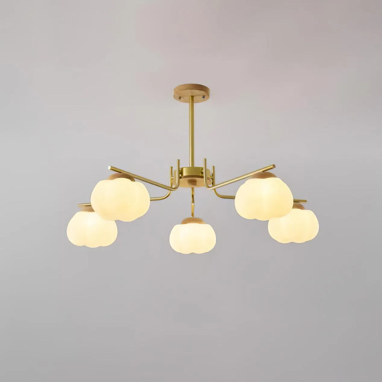 Plastic Cotton Balls Chandelier