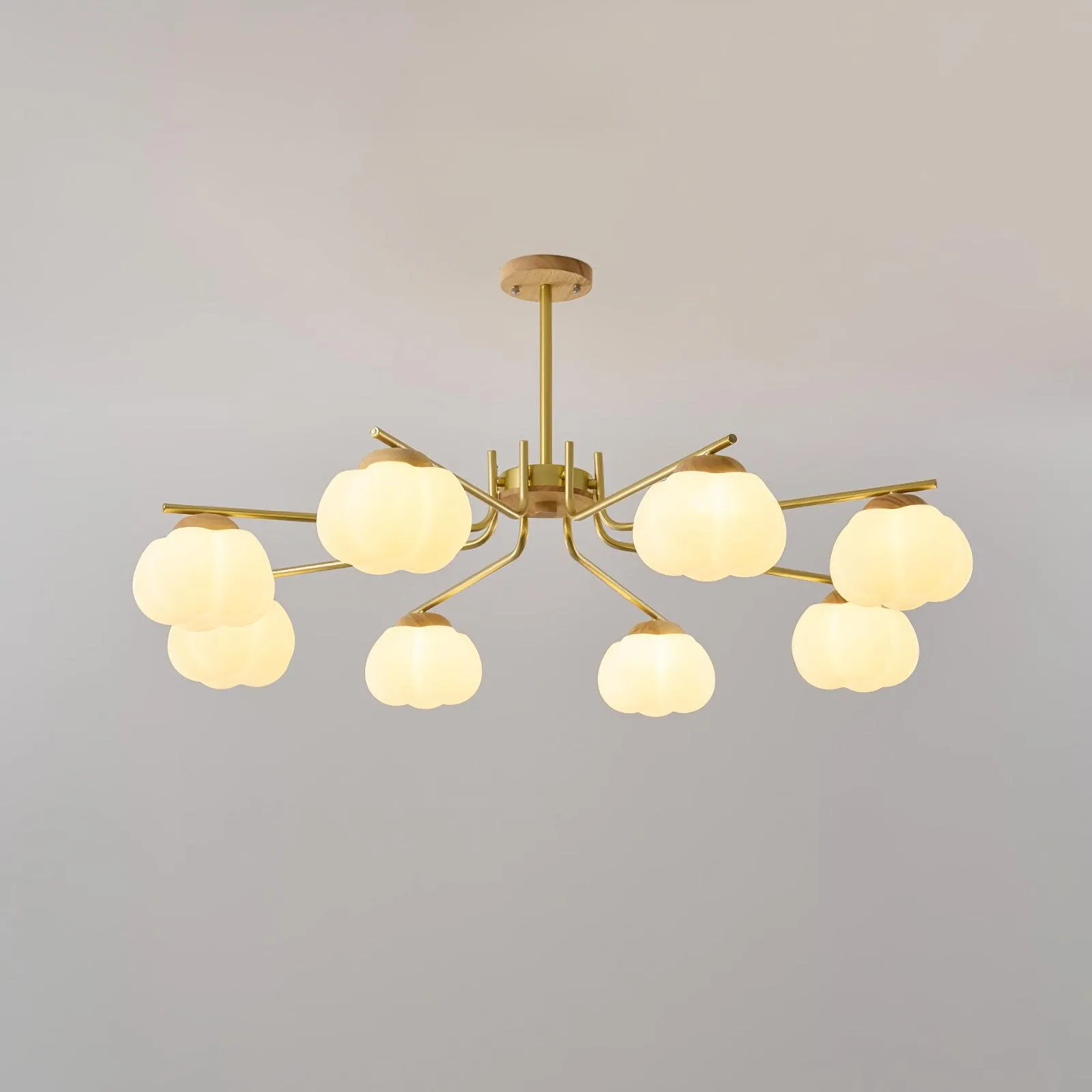 Plastic Cotton Balls Chandelier