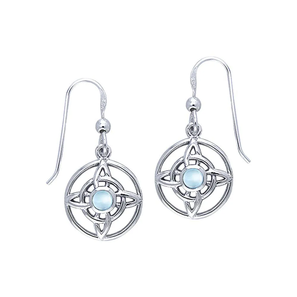 Protected Wheel Of Being Earrings TER050