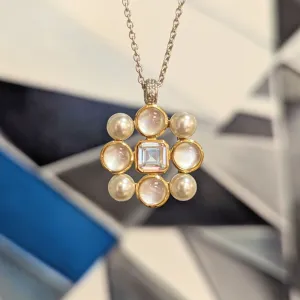 "Pearl Patchwork" Pendant