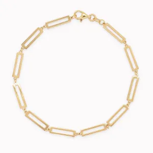 Rectangular Link Chain Bracelet